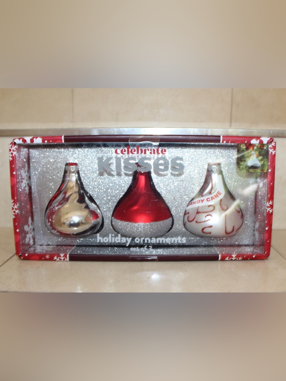 Hershey Kisses ornaments (NIB)